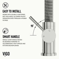 Edison Touchless Pull-Down Kitchen Faucet