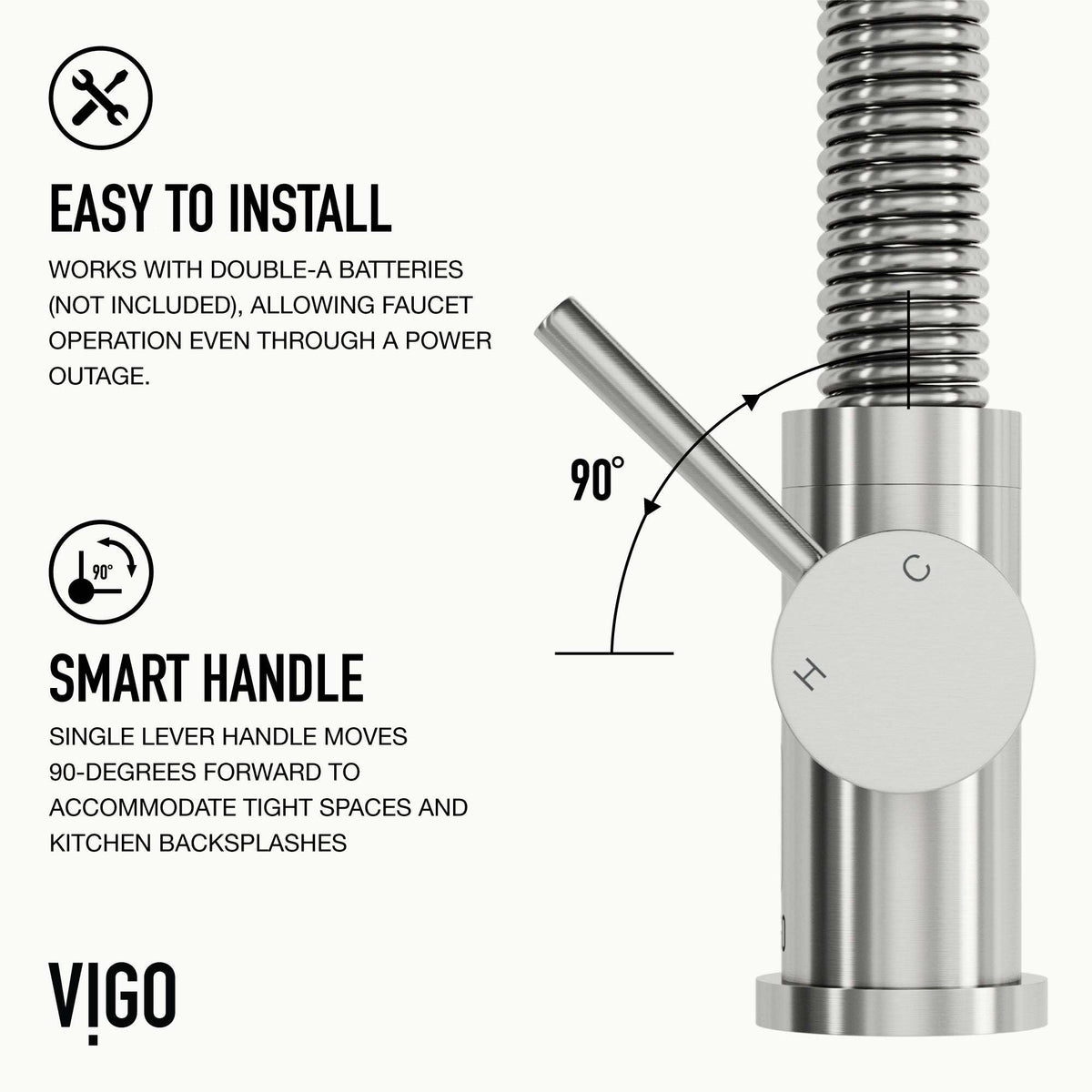 Edison Touchless Pull-Down Kitchen Faucet