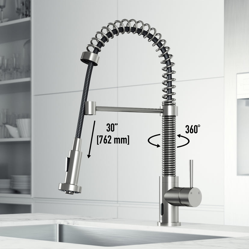 Edison Touchless Pull-Down Kitchen Faucet