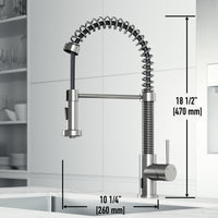 Edison Touchless Pull-Down Kitchen Faucet