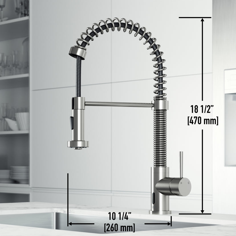 Edison Touchless Pull-Down Kitchen Faucet