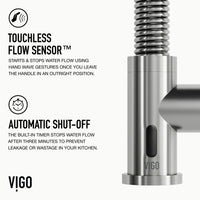 Edison Touchless Pull-Down Kitchen Faucet