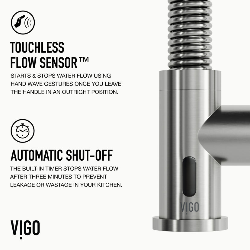 Edison Touchless Pull-Down Kitchen Faucet