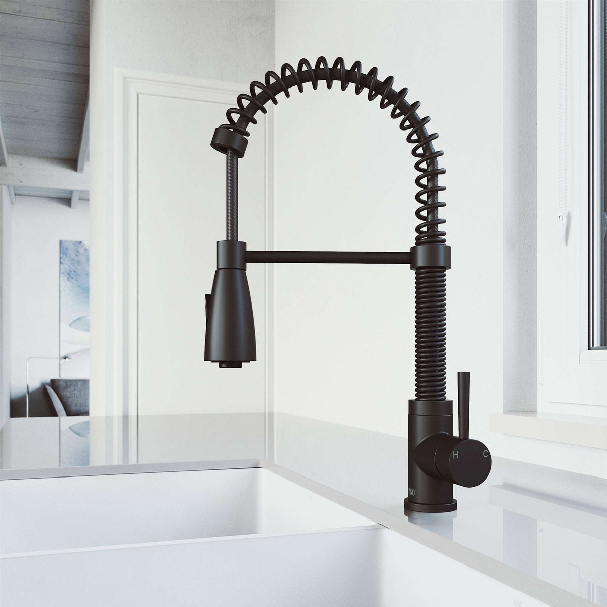Brant Pull‑Down Spray Kitchen Faucet