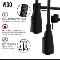 Brant Pull‑Down Spray Kitchen Faucet