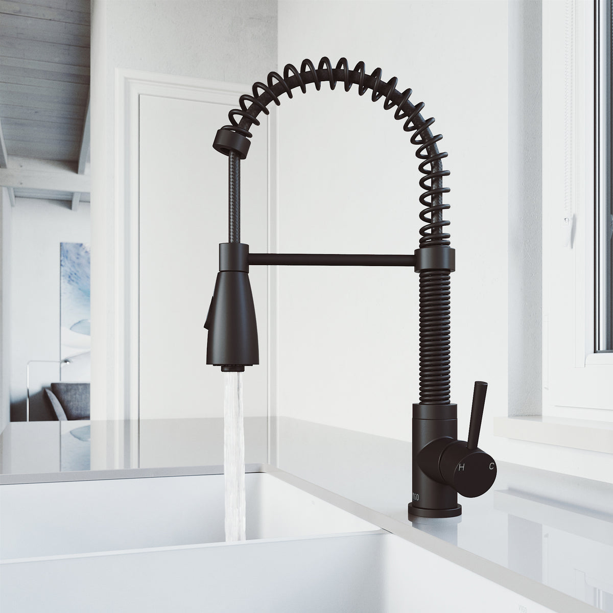 Brant Pull‑Down Spray Kitchen Faucet