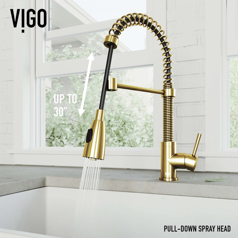 Brant Pull‑Down Spray Kitchen Faucet