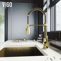 Brant Pull‑Down Spray Kitchen Faucet