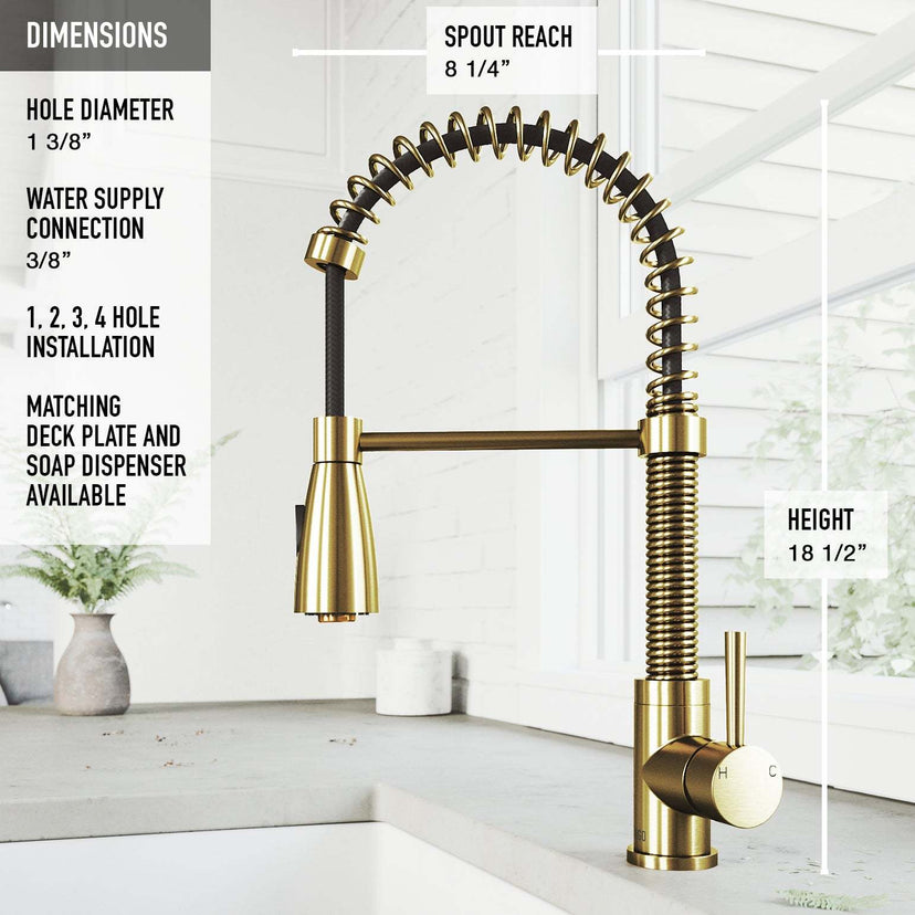 Brant Pull‑Down Spray Kitchen Faucet