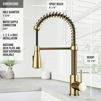 Brant Pull‑Down Spray Kitchen Faucet