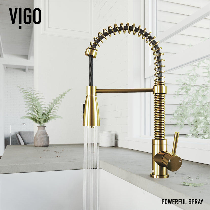 Brant Pull‑Down Spray Kitchen Faucet