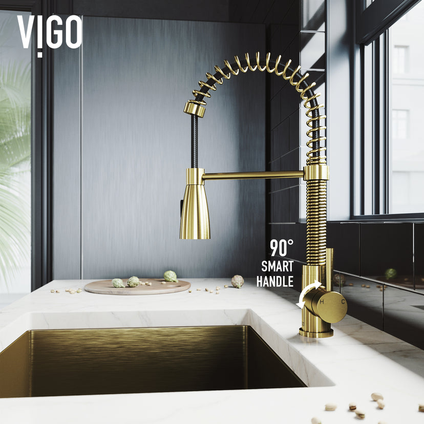 Brant Pull‑Down Spray Kitchen Faucet