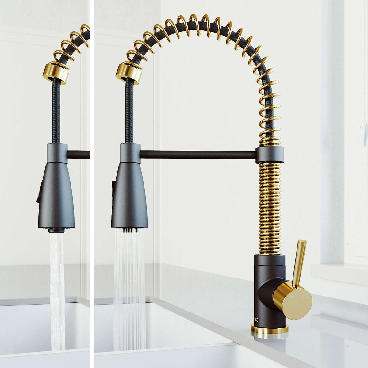 Brant Pull‑Down Spray Kitchen Faucet