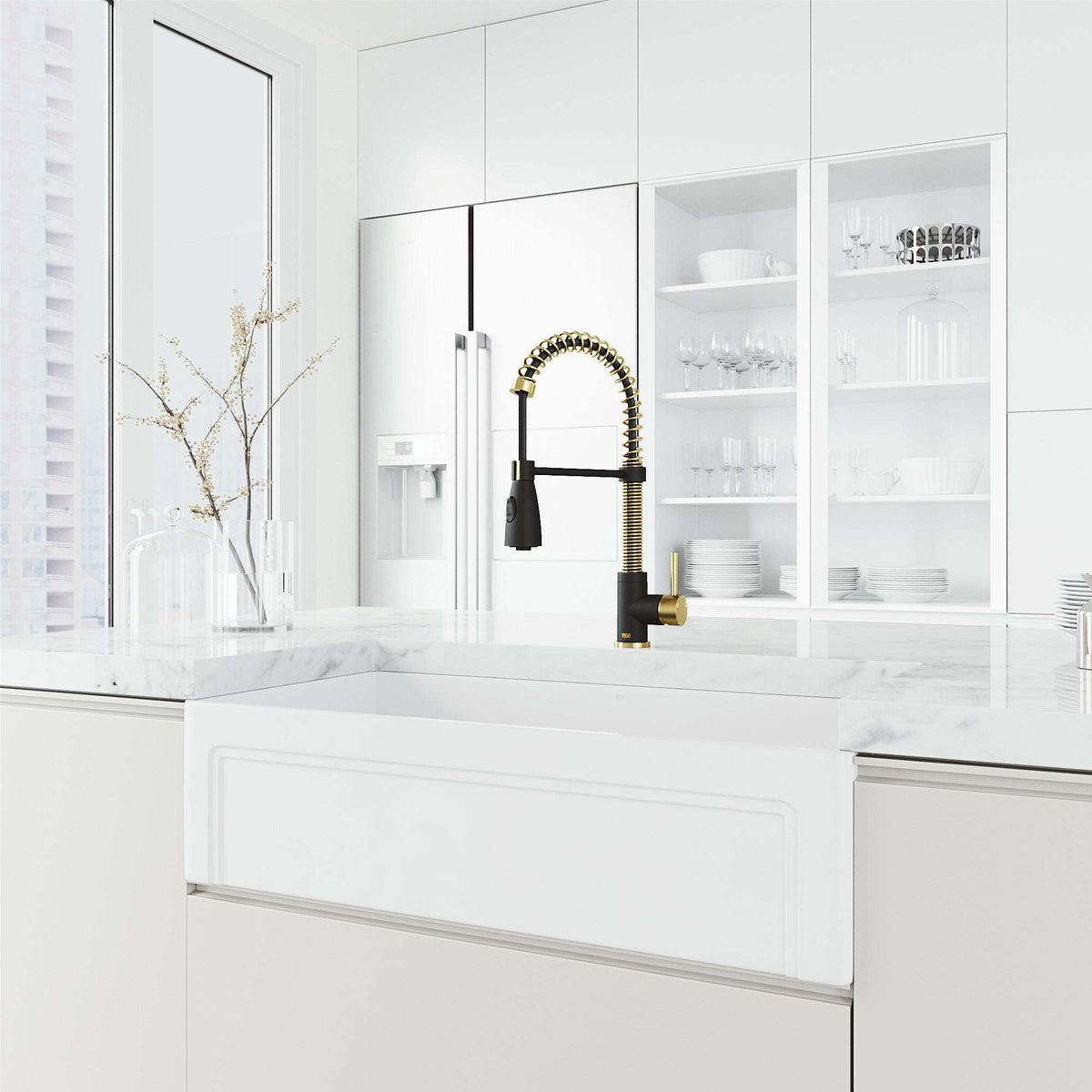 Brant Pull‑Down Spray Kitchen Faucet