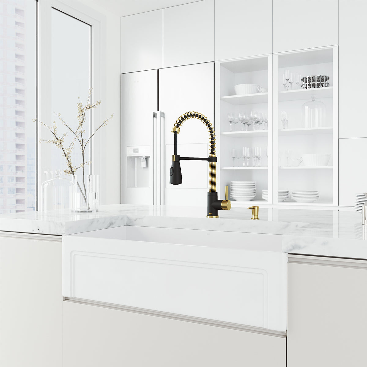 Brant Pull‑Down Spray Kitchen Faucet