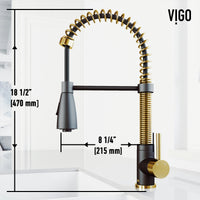 Brant Pull‑Down Spray Kitchen Faucet