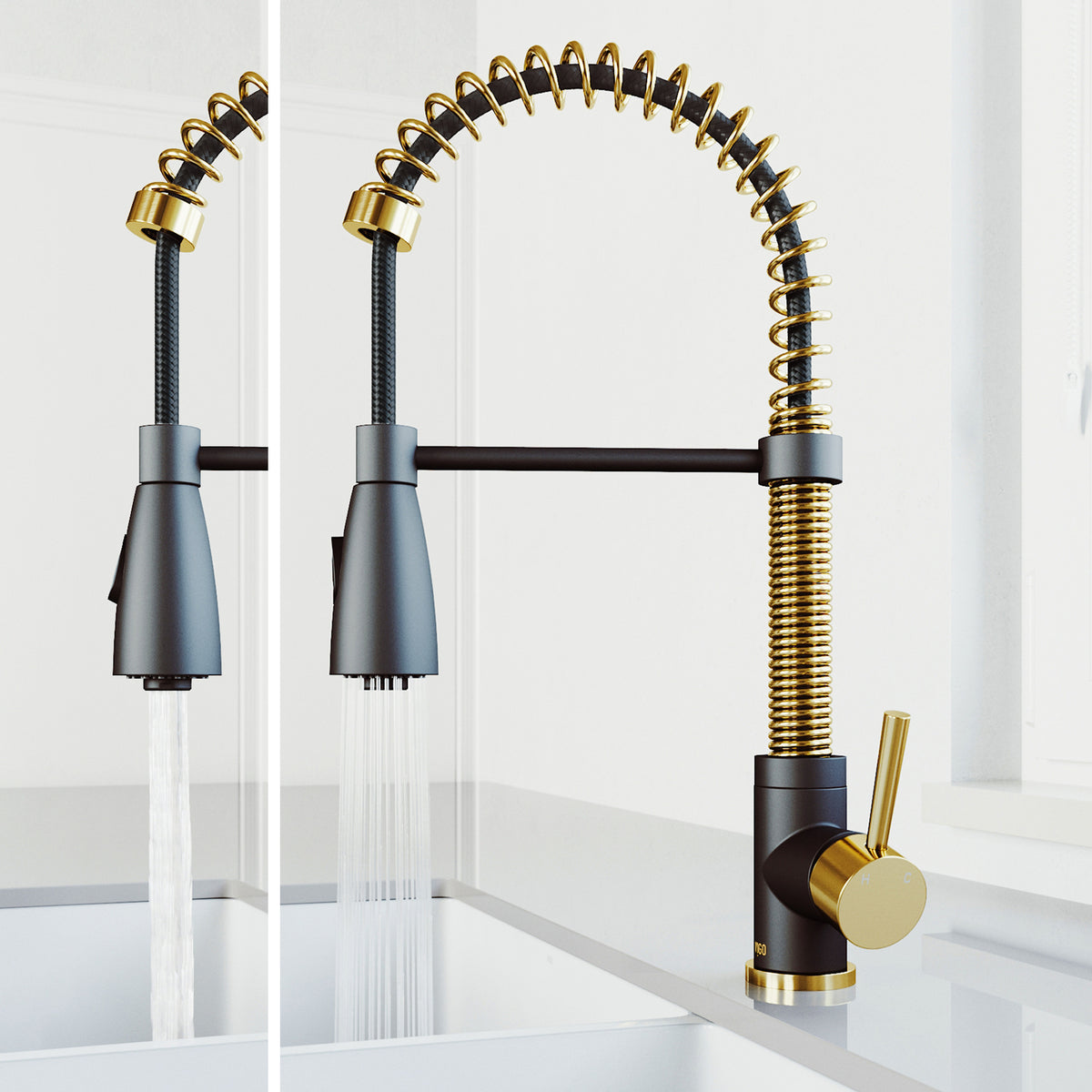 Brant Pull‑Down Spray Kitchen Faucet