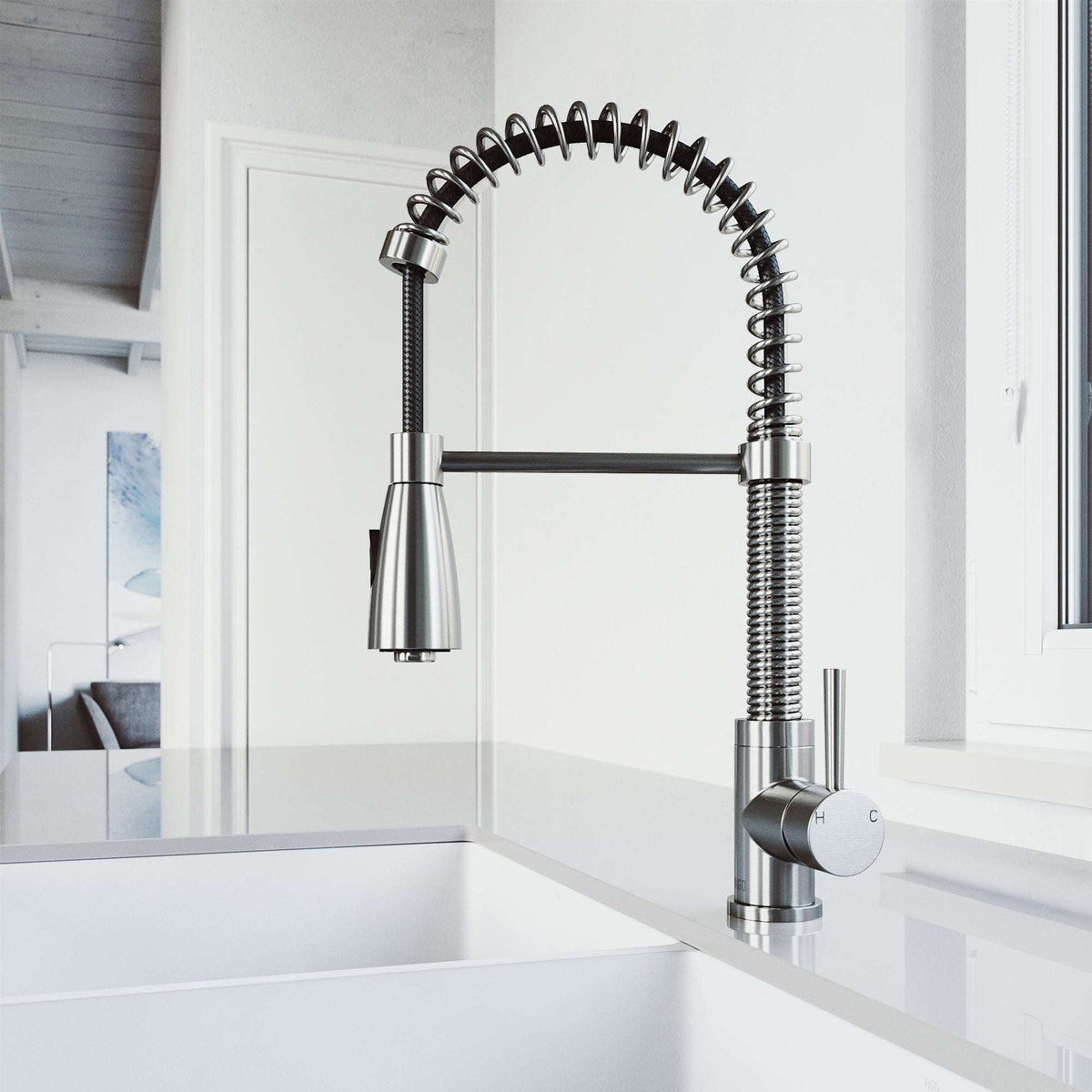 Brant Pull‑Down Spray Kitchen Faucet