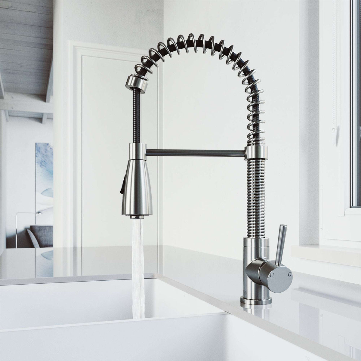 Brant Pull‑Down Spray Kitchen Faucet