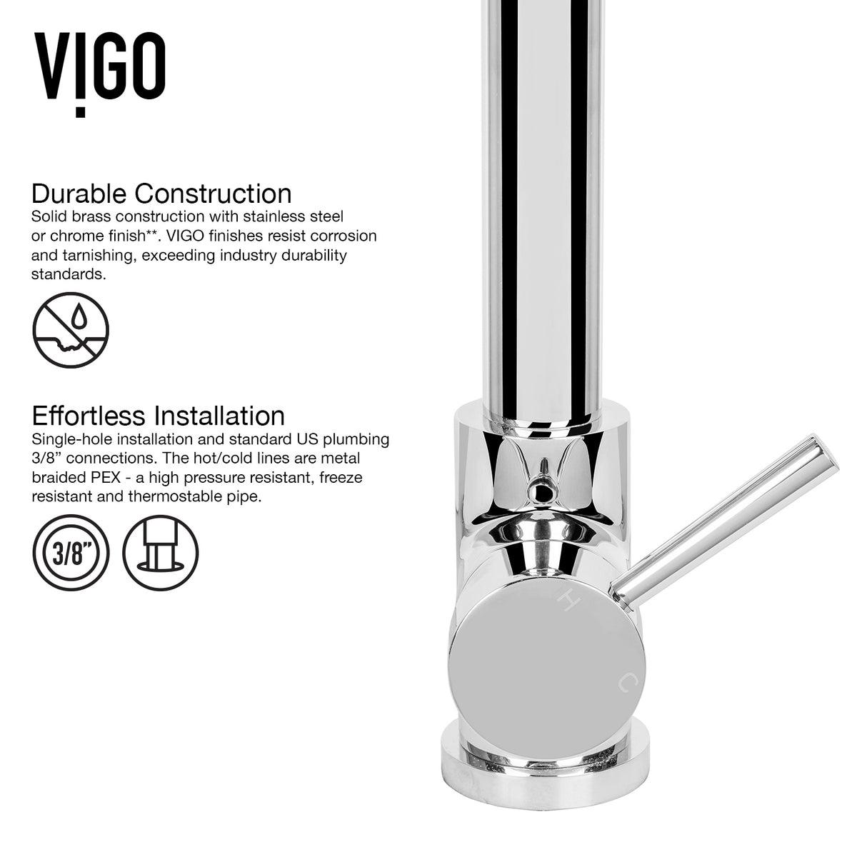 Zurich Pull-Down Kitchen Faucet