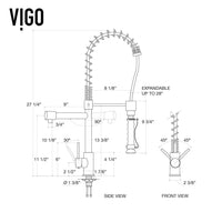 Zurich Pull-Down Kitchen Faucet