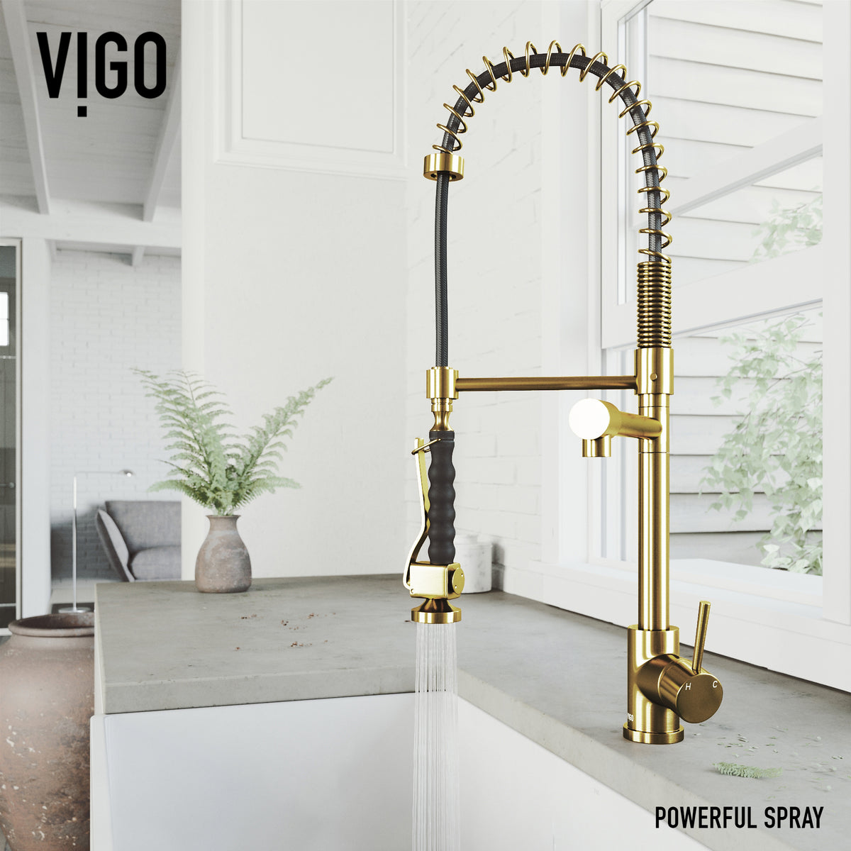 Zurich Pull-Down Kitchen Faucet
