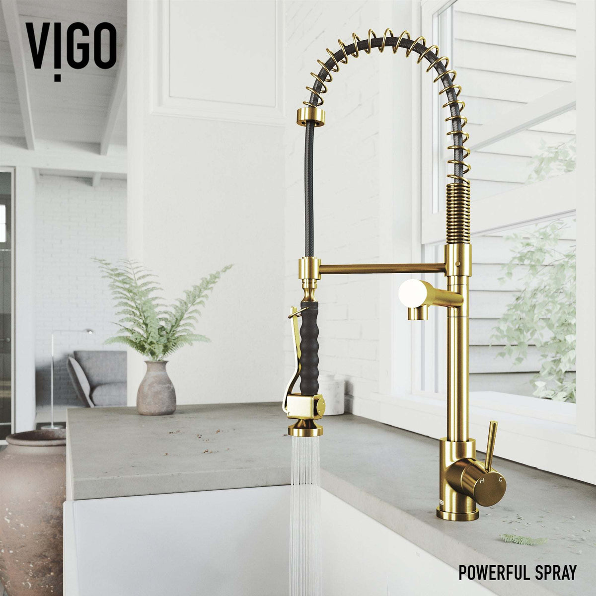 Zurich Pull-Down Kitchen Faucet