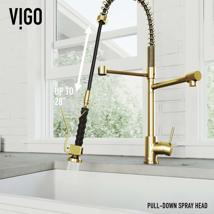 Zurich Pull-Down Kitchen Faucet
