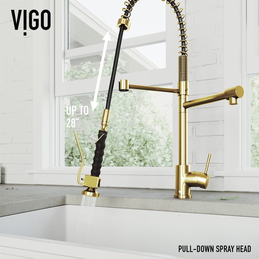 Zurich Pull-Down Kitchen Faucet