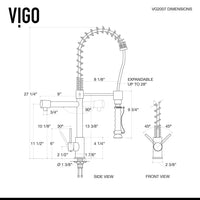 Zurich Pull-Down Kitchen Faucet