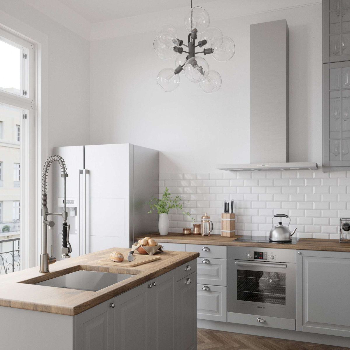 Zurich Pull-Down Kitchen Faucet