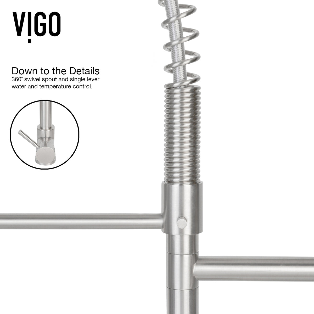 Zurich Pull-Down Kitchen Faucet