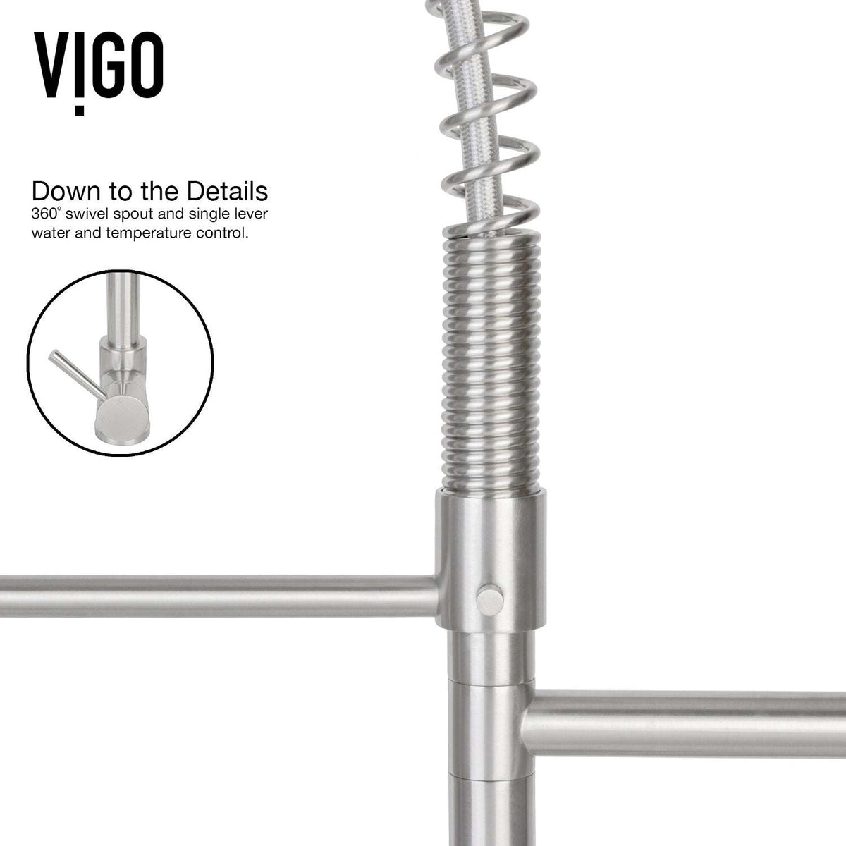 Zurich Pull-Down Kitchen Faucet