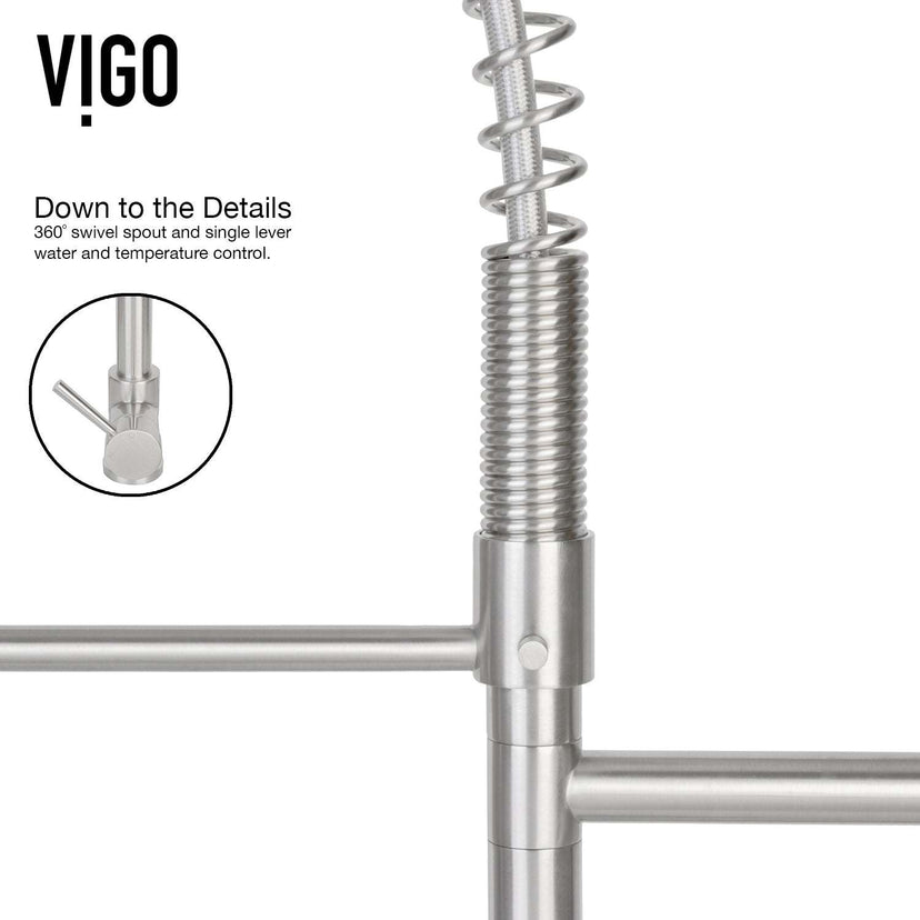 Zurich Pull-Down Kitchen Faucet