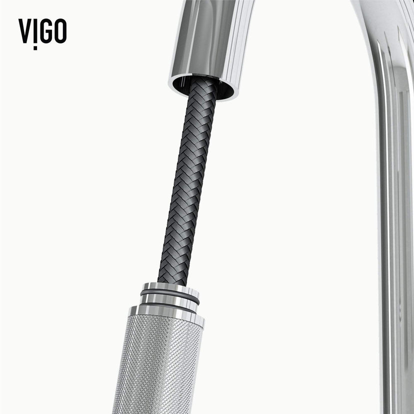 Modern touchless kitchen faucet with ceramic disc cartridge and swivel spout