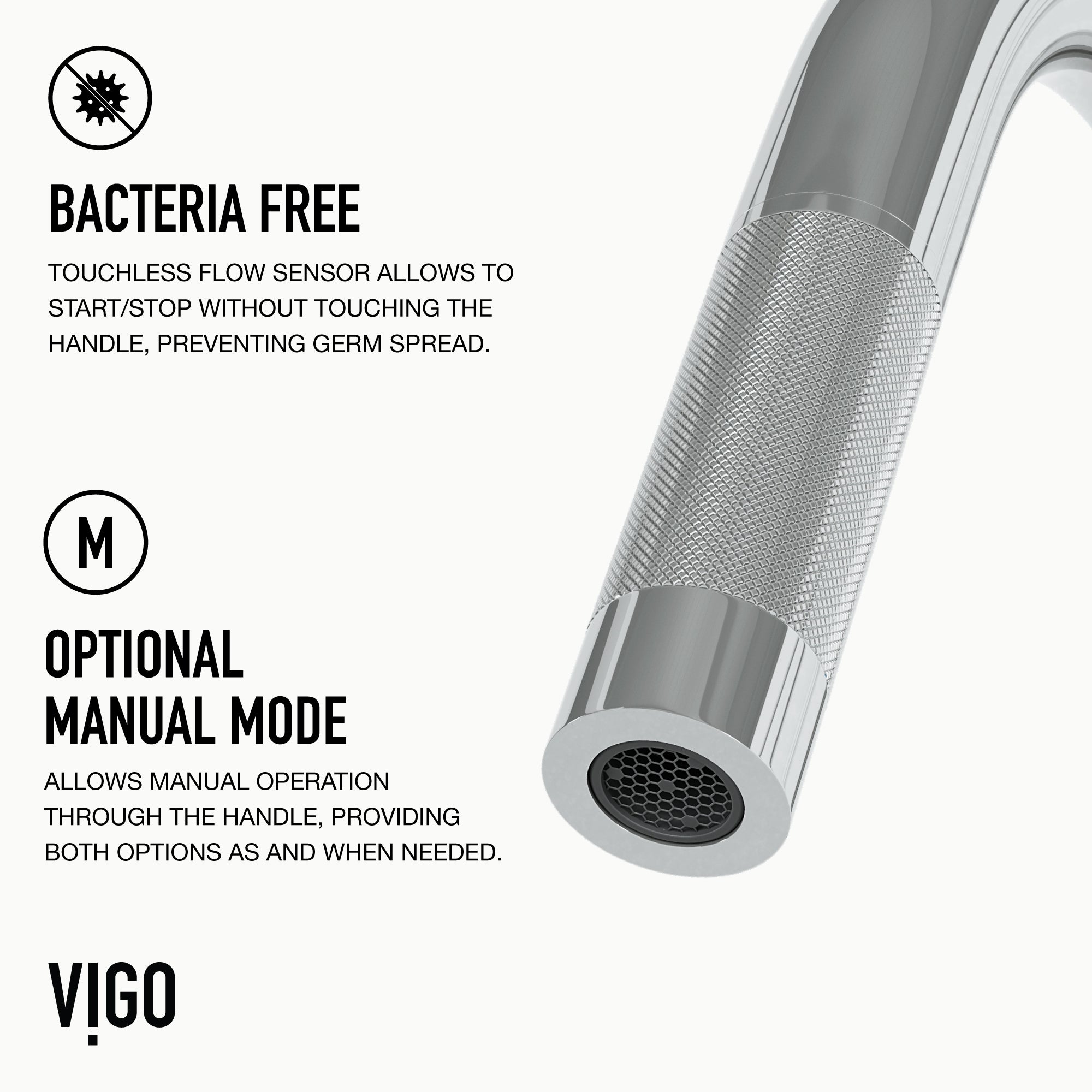 Chrome kitchen faucet featuring 360-degree swivel and touchless activation