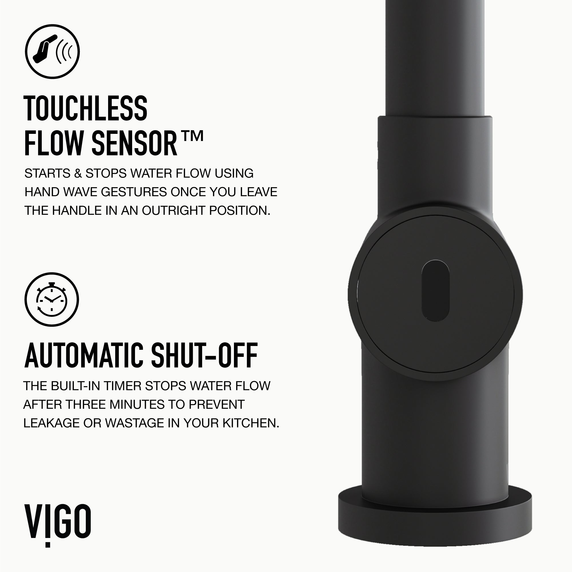 Gramercy 17 in. H Smart Pull-Down Touchless Faucet – vigoindustries