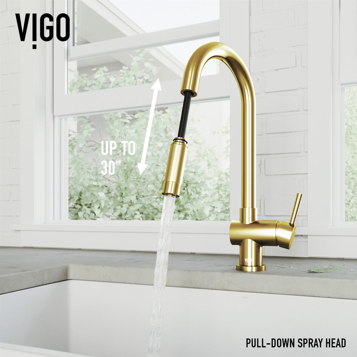 Deck-mounted single handle faucet with lever handle and spot-resistant finish