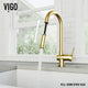 Deck-mounted single handle faucet with lever handle and spot-resistant finish