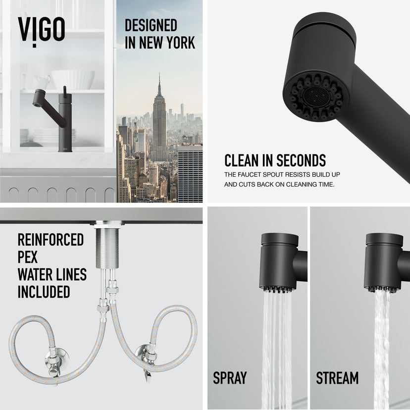 Branson Pull-Out Kitchen Faucet