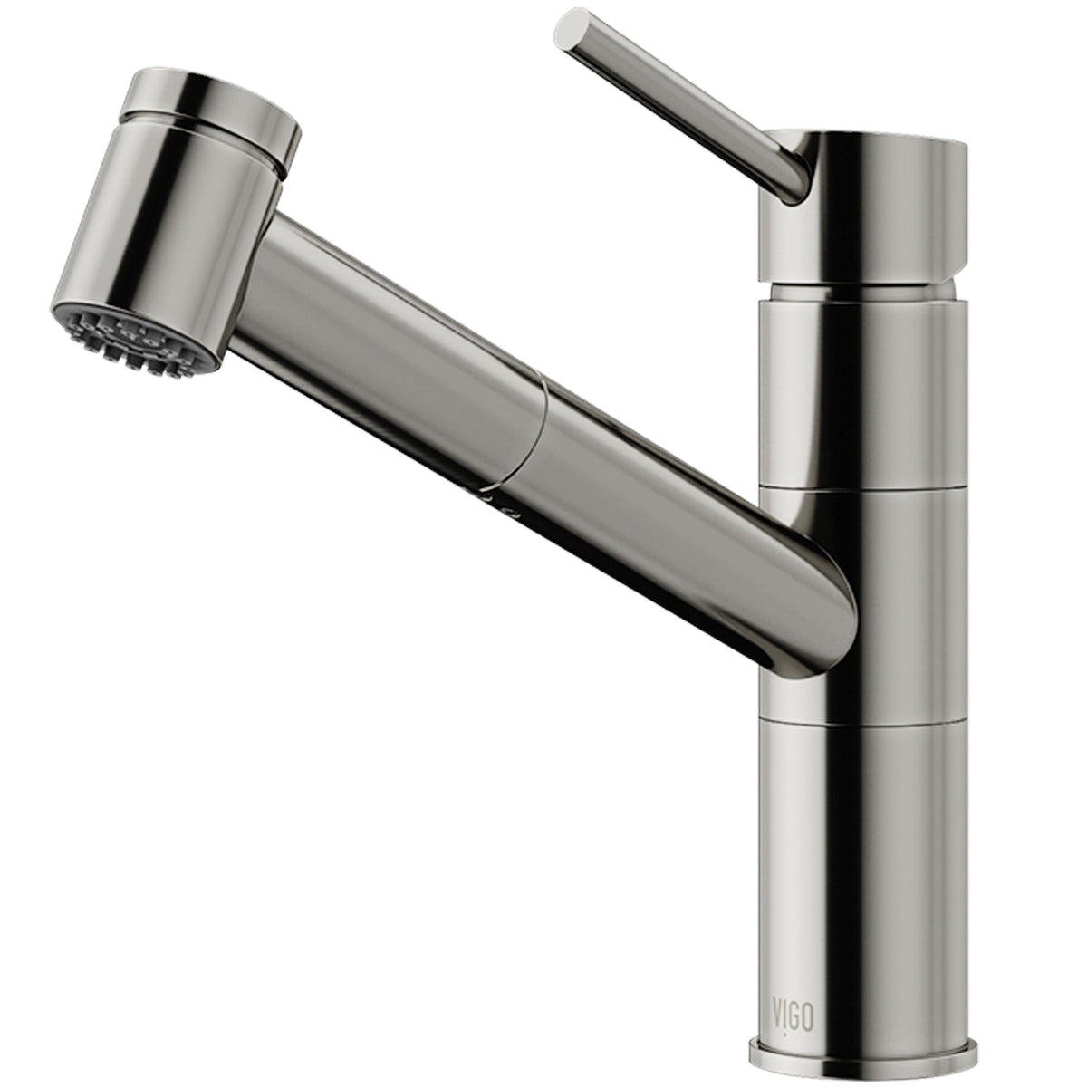 Modern deck mount faucet with ceramic disc cartridge and swivel spout design