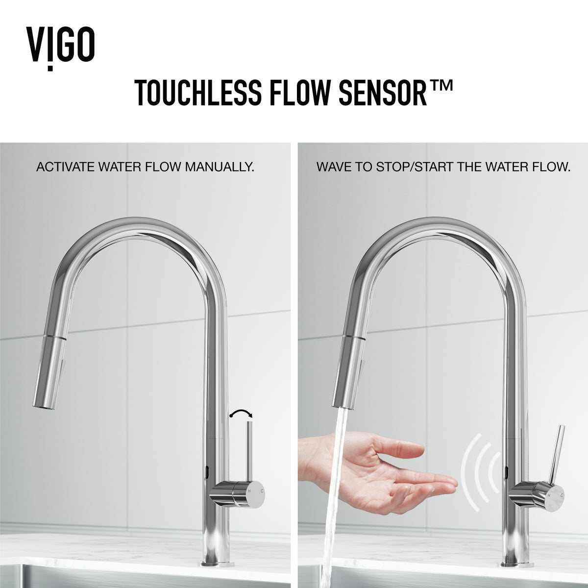 Greenwich Touchless Pull-Down Kitchen Faucet