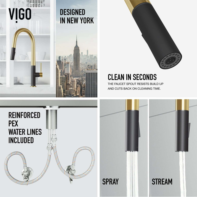 Greenwich Pull-Down Spray Kitchen Faucet