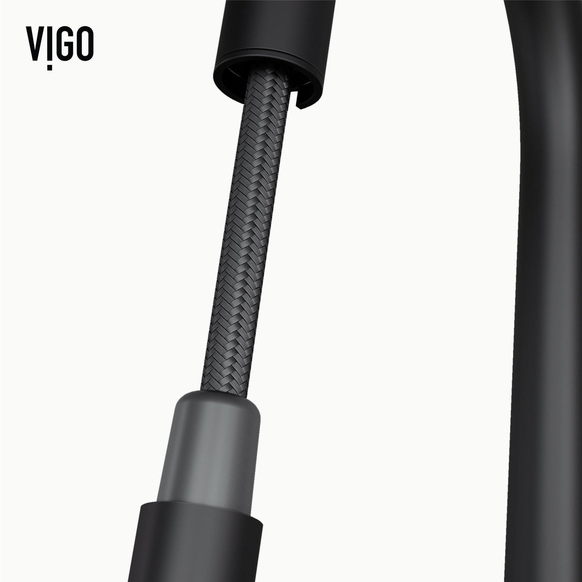 Modern deck-mounted faucet with touchless sensor and 360-degree swivel gooseneck spout