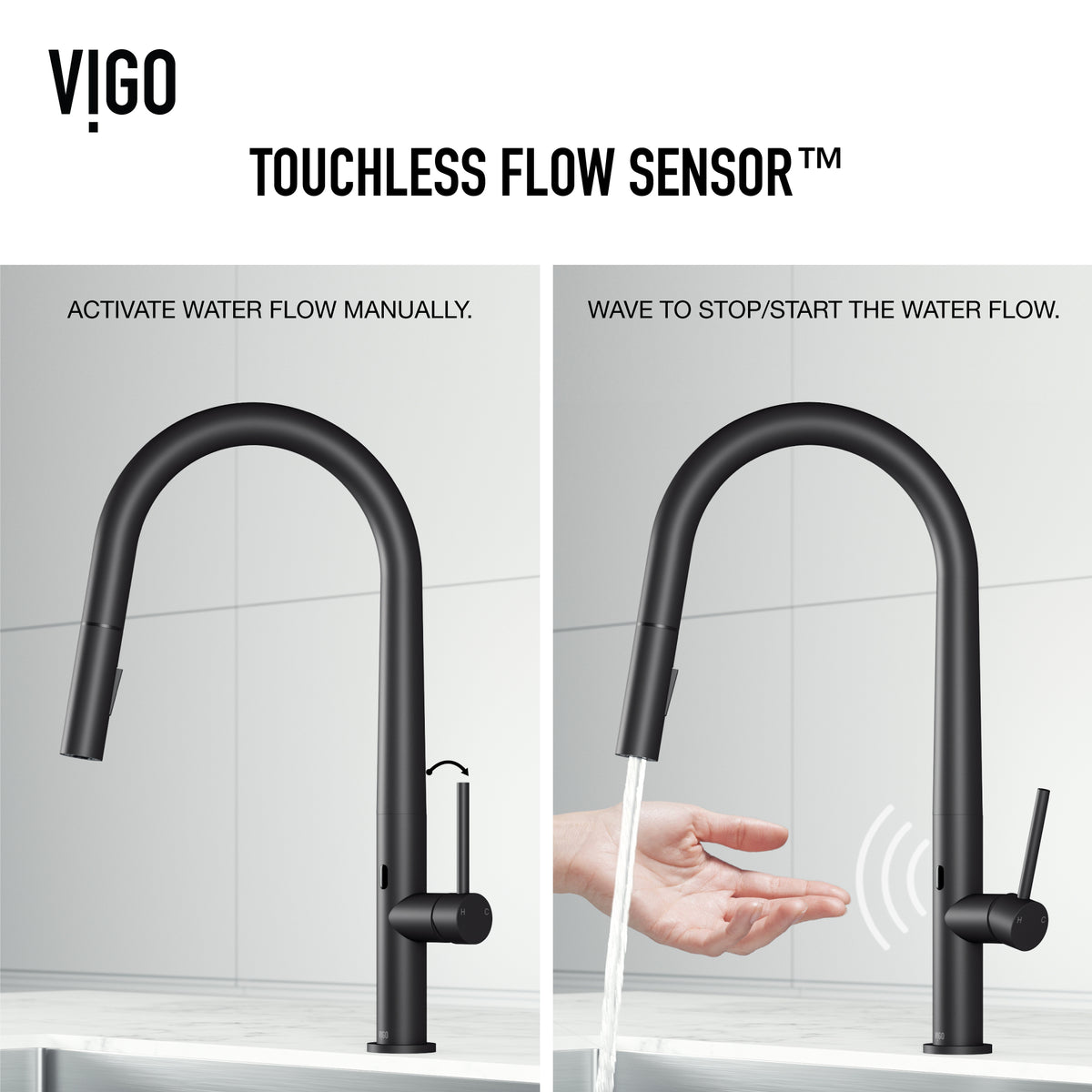 Greenwich Touchless Pull-Down Kitchen Faucet