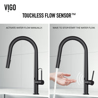 Deck-mount kitchen faucet with gooseneck spout and compression connections