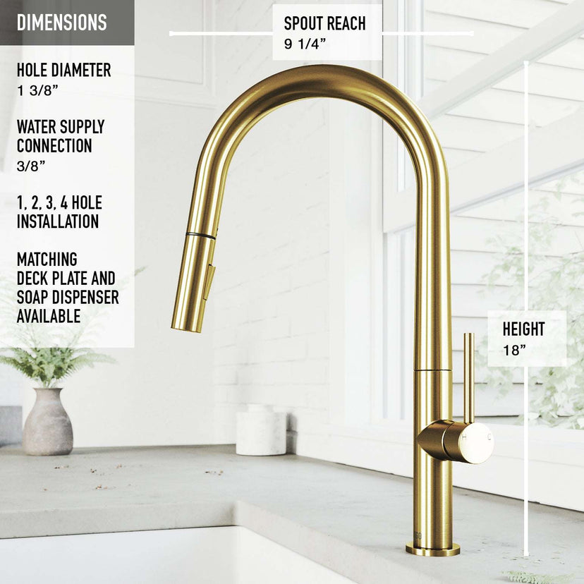 Greenwich Pull-Down Spray Kitchen Faucet
