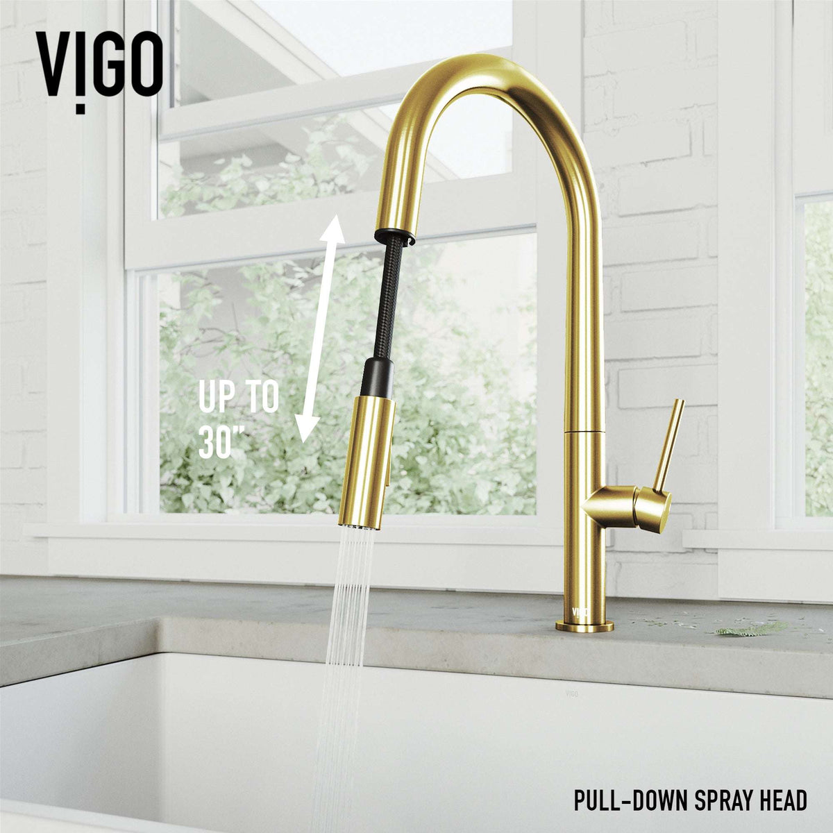 Greenwich Pull-Down Spray Kitchen Faucet