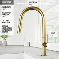Greenwich Pull-Down Spray Kitchen Faucet