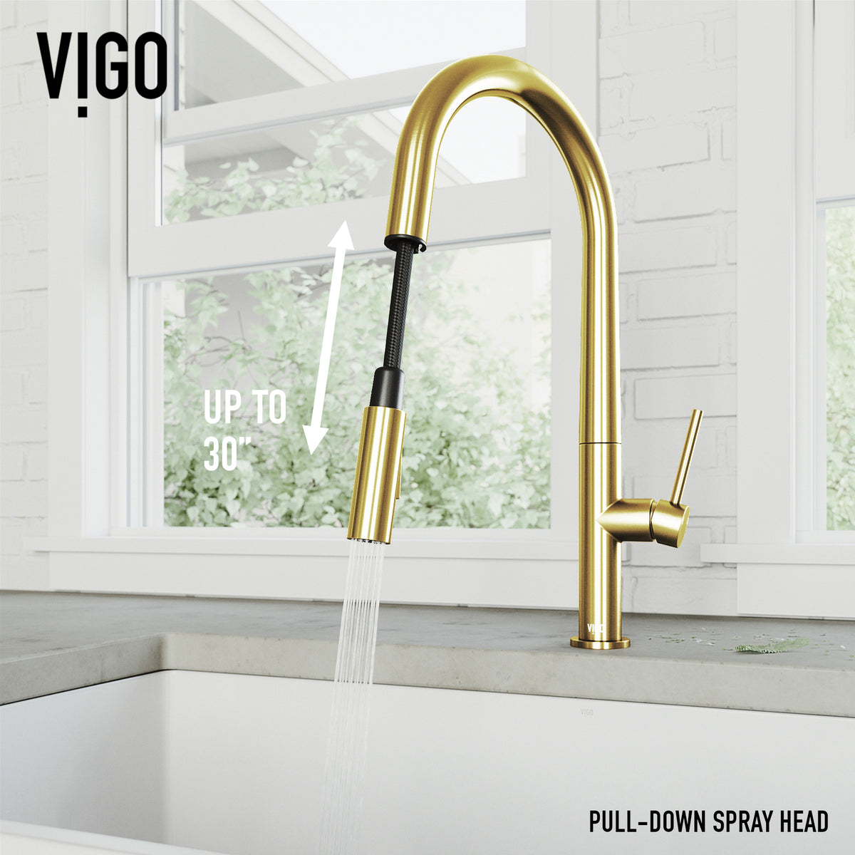 Greenwich Pull-Down Spray Kitchen Faucet